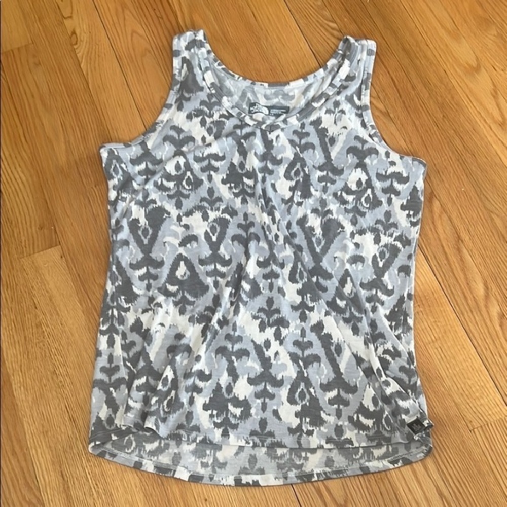 The north face Gray Patterned Tank Top